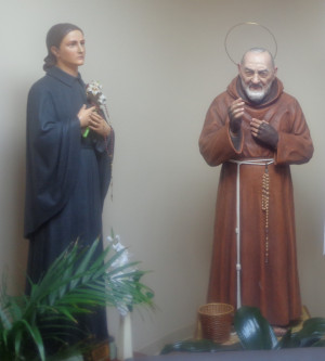 St Gemma Galgani and St Padre Pio of Pietrelcina at St. Francis Borgia ...