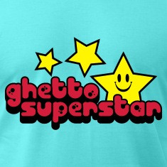 Aqua Ghetto Superstar Men's Tees