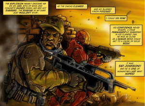 ... Marvel handling video game Halo (comic) My work based on Halo game