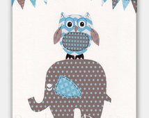 ... Dec or, Chevron Baby Wall Art, Bunting, Boys Best Friends - PRINT