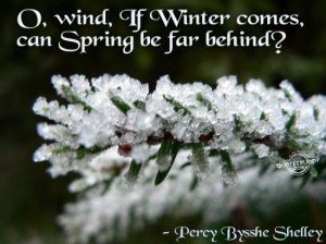 wind, If Winter comes, can Spring be far behind