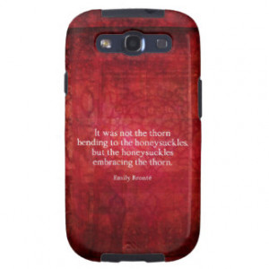 Emily Bronte inspirational quote Samsung Galaxy S3 Cases