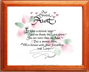 Aunt Poems and Quotes