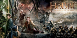 the hobbit the battle of the five armies poster banner 640x321 Show ...