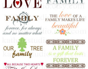 BUY 2 GET 1 FREE - Instant Download - Family Sayings and Sentiments ...
