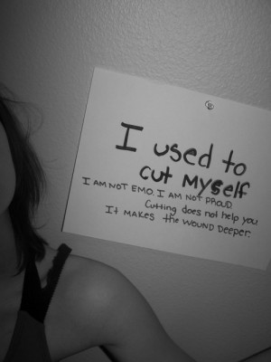 Quotes About Cutting Yourself...
