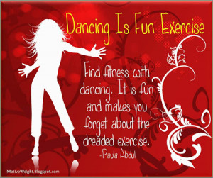 Dancing is fun exercise. Find fitness with dancing. It is fun and ...