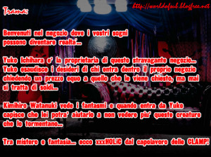 Veniteci a trovare su: http://worldofsub.blogfree.net