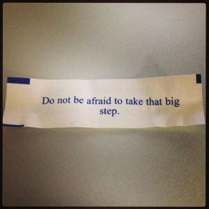 Fortune cookies don't mess around