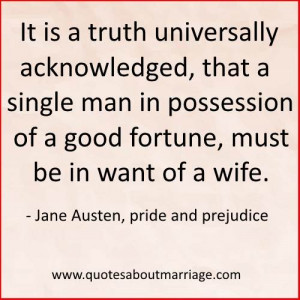 Pride And Prejudice Marriage Quotes