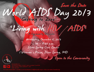 You’re Invited: World AIDS Day Symposium “Getting to Zero”