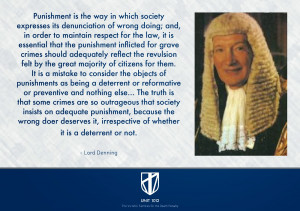 ... QUOTE ON PUNISHMENT [PRO DEATH PENALTY QUOTE ~ MARCH 5, 2014