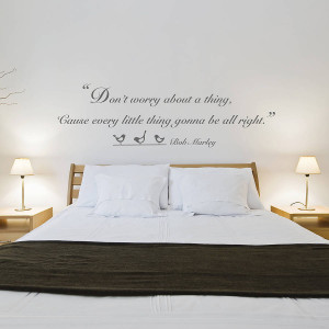 homepage > OAKDENE DESIGNS > 'DON'T WORRY' QUOTE WALL STICKER