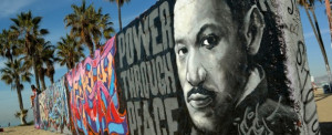 Mural in VENICEpleted in honor of Martin Luther King JR