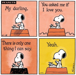 Go Back > Gallery For > Snoopy Love Quotes