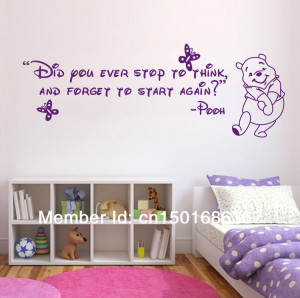 ... Bear Quotes Vinyl Wall Art Saying Sticker,wall stickers for kids rooms