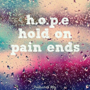 Just hold on...