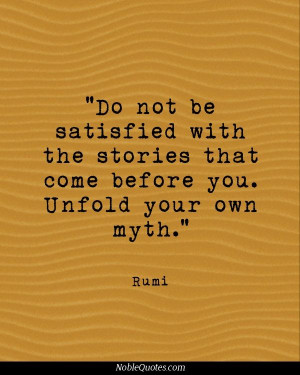 Rumi Quotes | http://noblequotes.com/
