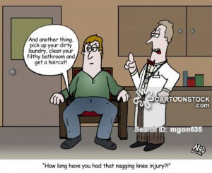 Knee Injury cartoons, Knee Injury cartoon, funny, Knee Injury picture ...