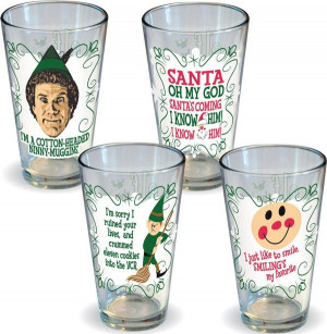 Elf the Movie - Quotes Pint 4-Pack