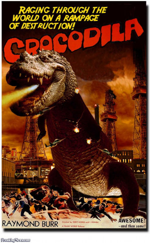 Funny Crocodile Godzilla