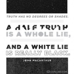 Truth versus a lying tongue