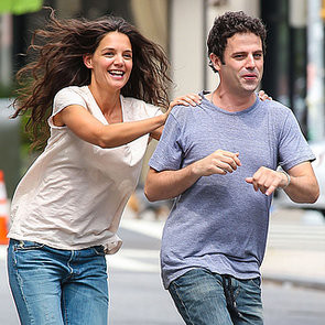 Katie Holmes and Luke Kirby on Set in NYC | Photos