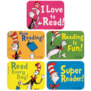 Dr. Seuss™ Cat in the Hat Reading Stickers
