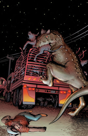 Jurassic Park comic cover art by raptorx85