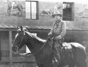 ... in the early 20th century as an adventure book writer, Zane Grey