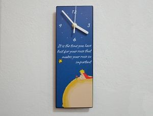 The-Little-Prince-Quotes-Le-Petit-Prince-Quotes-Rose-Wall-Clock