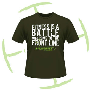 FITNESS IS A BATTLE T-SHIRT