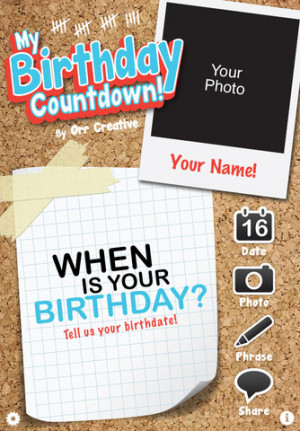 Birthday Countdown Paper Chain
