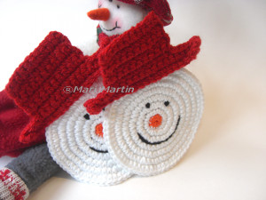 crocheted christmas ideas | Thinking of Christmas Crochet Coasters ...