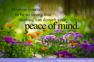 Quotes Peace Of Mind ~ Inner Peace Quotes and sayings, Peace Of Mind ...