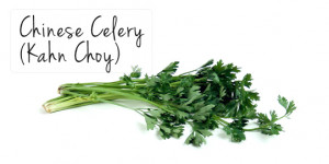 My only other guess is Chinese Celery, despite there being some red ...