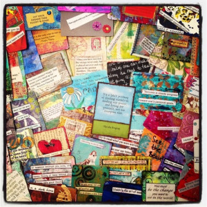 Inspirational Quote Deck swap