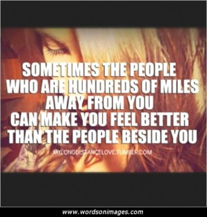 Friendship and distance quotes
