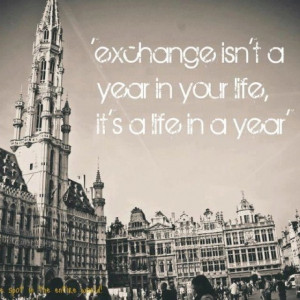 Exchange student for ever - so true!