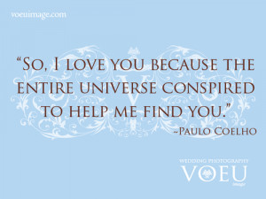 Paulo Coelho,love quote