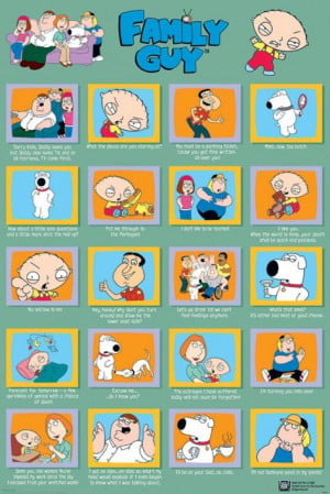 Home - Family Guy Quotes Poster