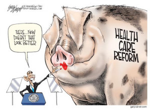 ... MANY TIMES CAN THEY RE-NAME THE TIRED OLD HEALTH CARE LEGISLATION PIG