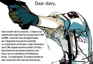 Sad Canada Hetalia Dear Diary
