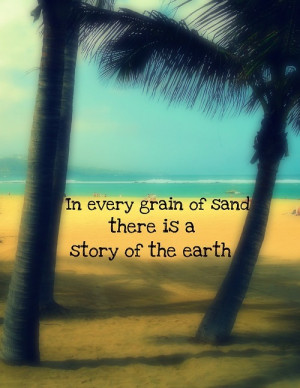 beach, sand, quote, quotes, summer - inspiring picture on Favim.com ...