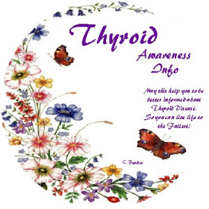 Please Help raise Awareness about Thyroid Disease by sharing this post ...