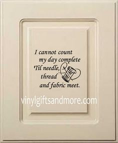 sewing quotes - Google Search