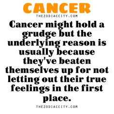 Zodiac Cancer facts — Cancer might hold a grudge but the underlying ...