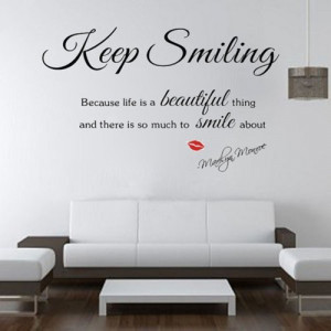 Sexy Lady MARILYN MONROE Quote Wall Sticker Art Decal Home Decor Vinyl ...