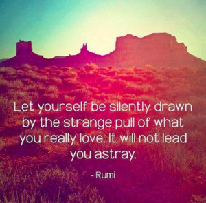 In the spirit of Rumi and opening our hearts to love...here is one of ...