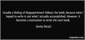 Usually a feeling of disappointment follows the book, because what I ...